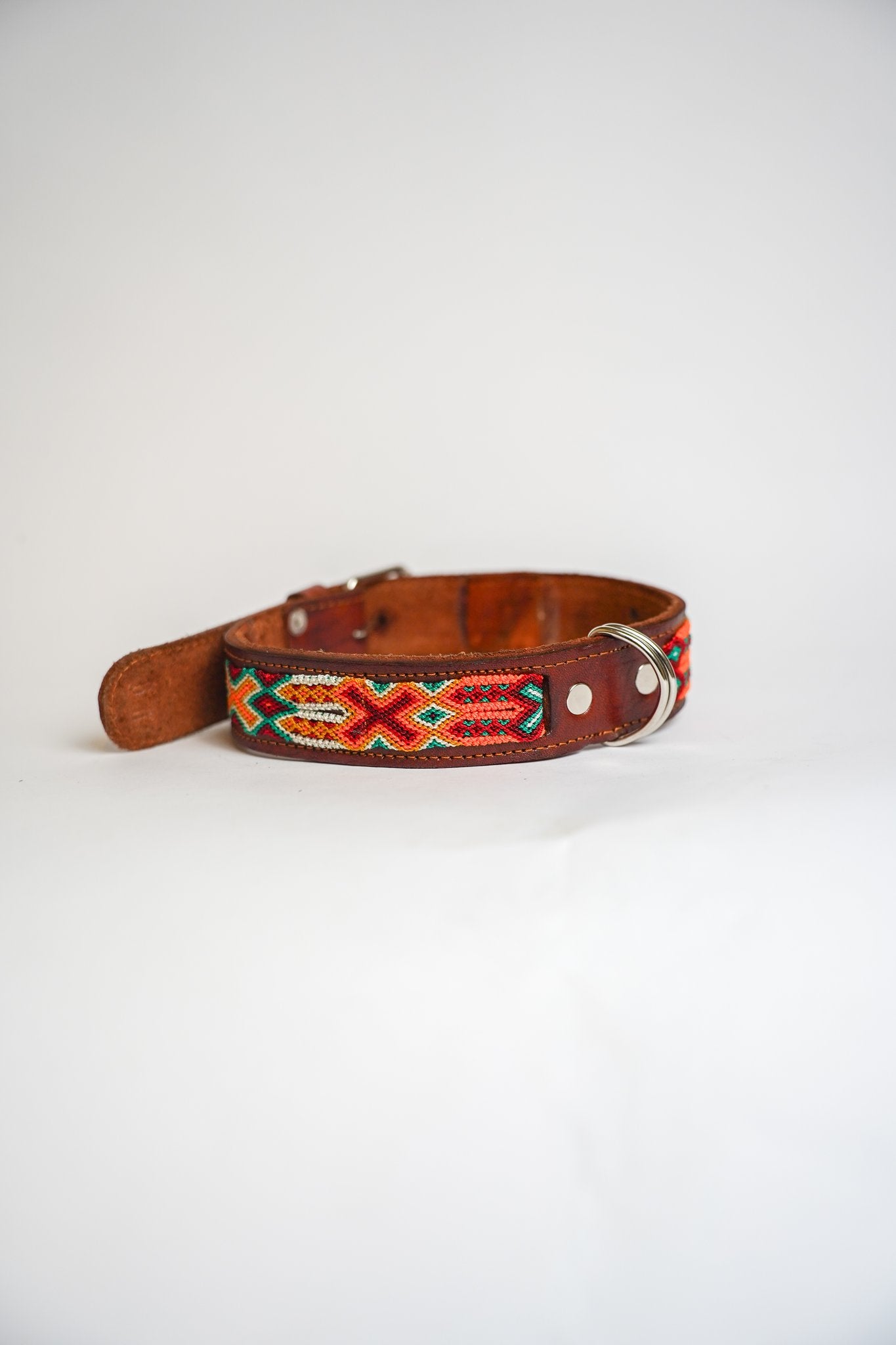 Allègresse - Collare Cane Maxi - 60cm – collare per cani in pelle artigianale messicana fatto a mano