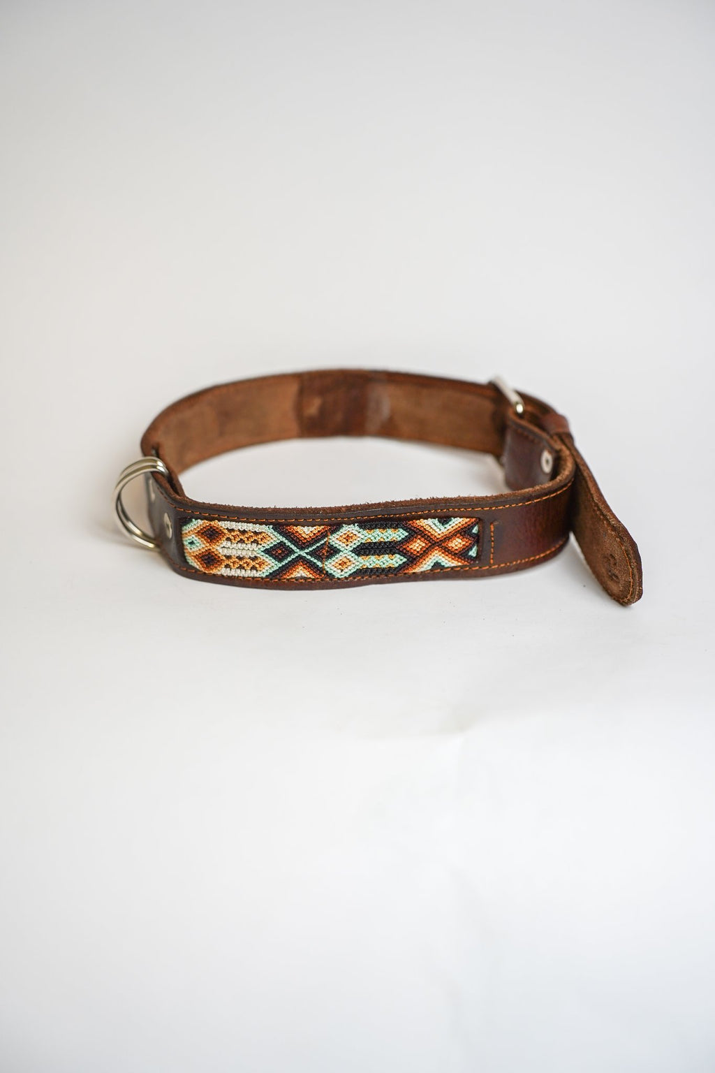 Allègresse - Collare Cane Maxi - 65cm – collare per cani in pelle artigianale messicana fatto a mano