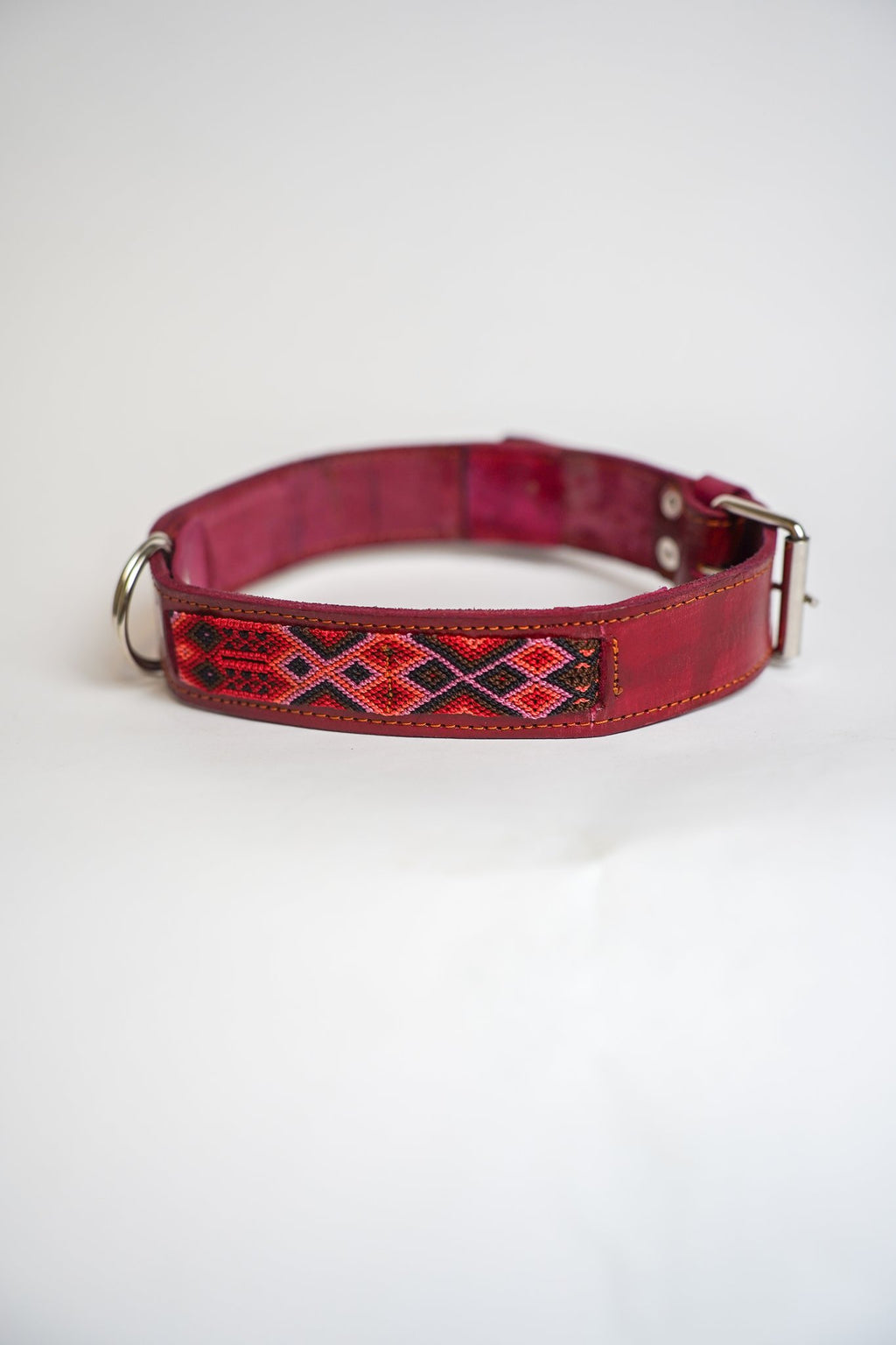 Allègresse - Collare Cane Maxi - 65cm – collare per cani in pelle artigianale messicana fatto a mano