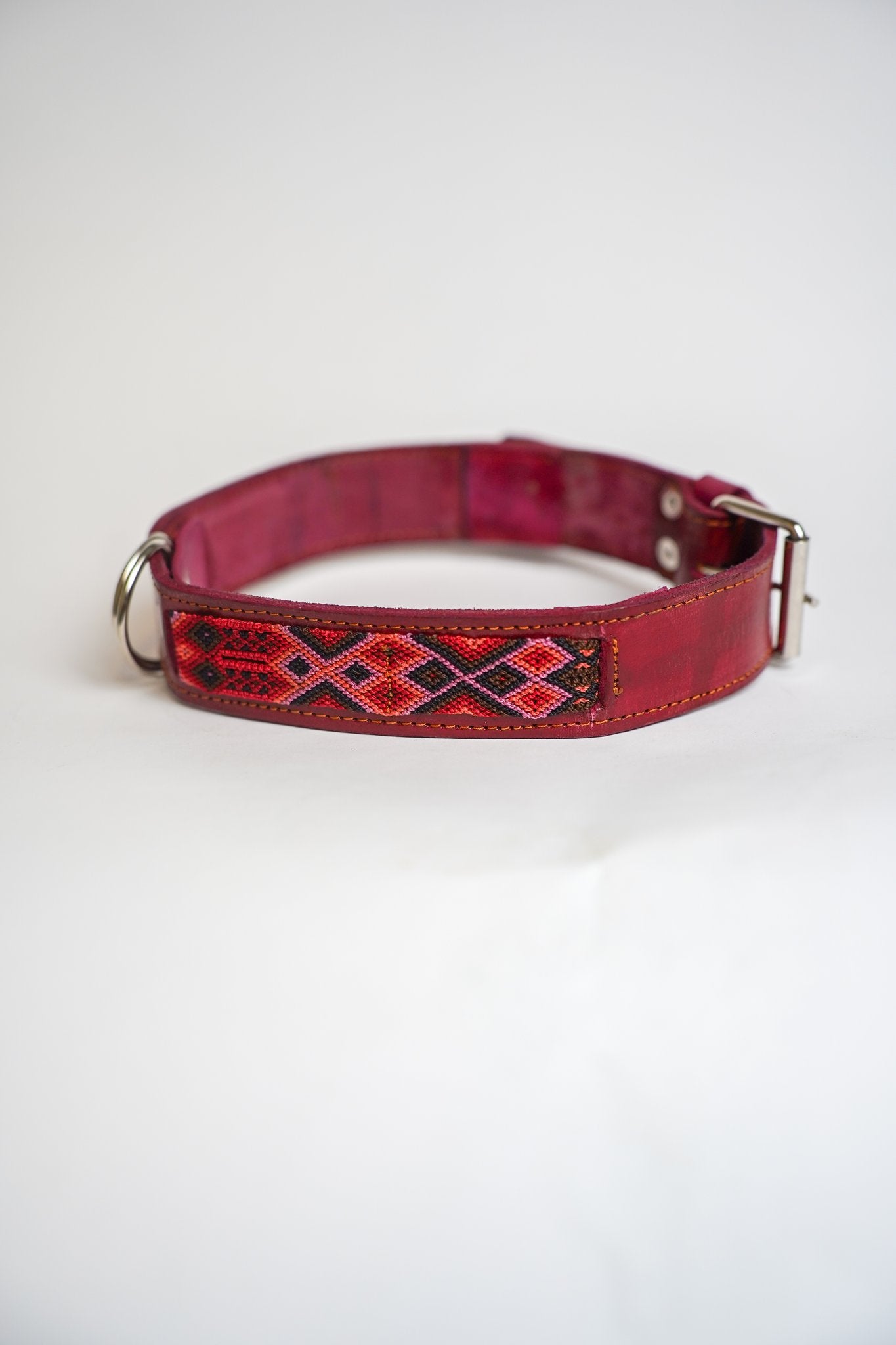 Allègresse - Collare Cane Maxi - 65cm – collare per cani in pelle artigianale messicana fatto a mano