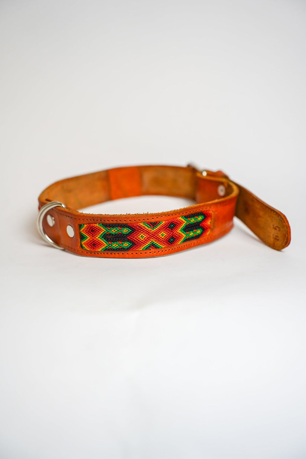 Allègresse - Collare Cane Maxi - 65cm – collare per cani in pelle artigianale messicana fatto a mano