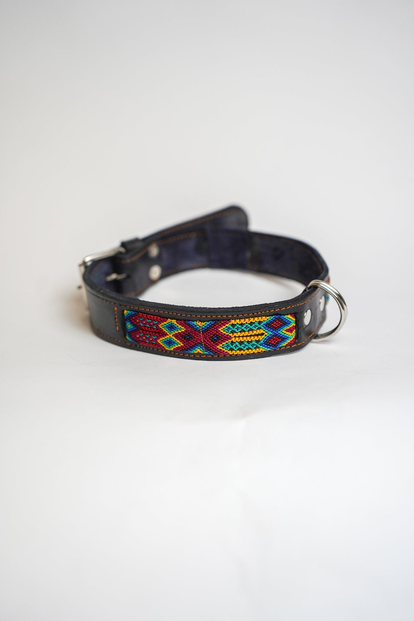 Allègresse - Collare Cane Maxi - 65cm – collare per cani in pelle artigianale messicana fatto a mano
