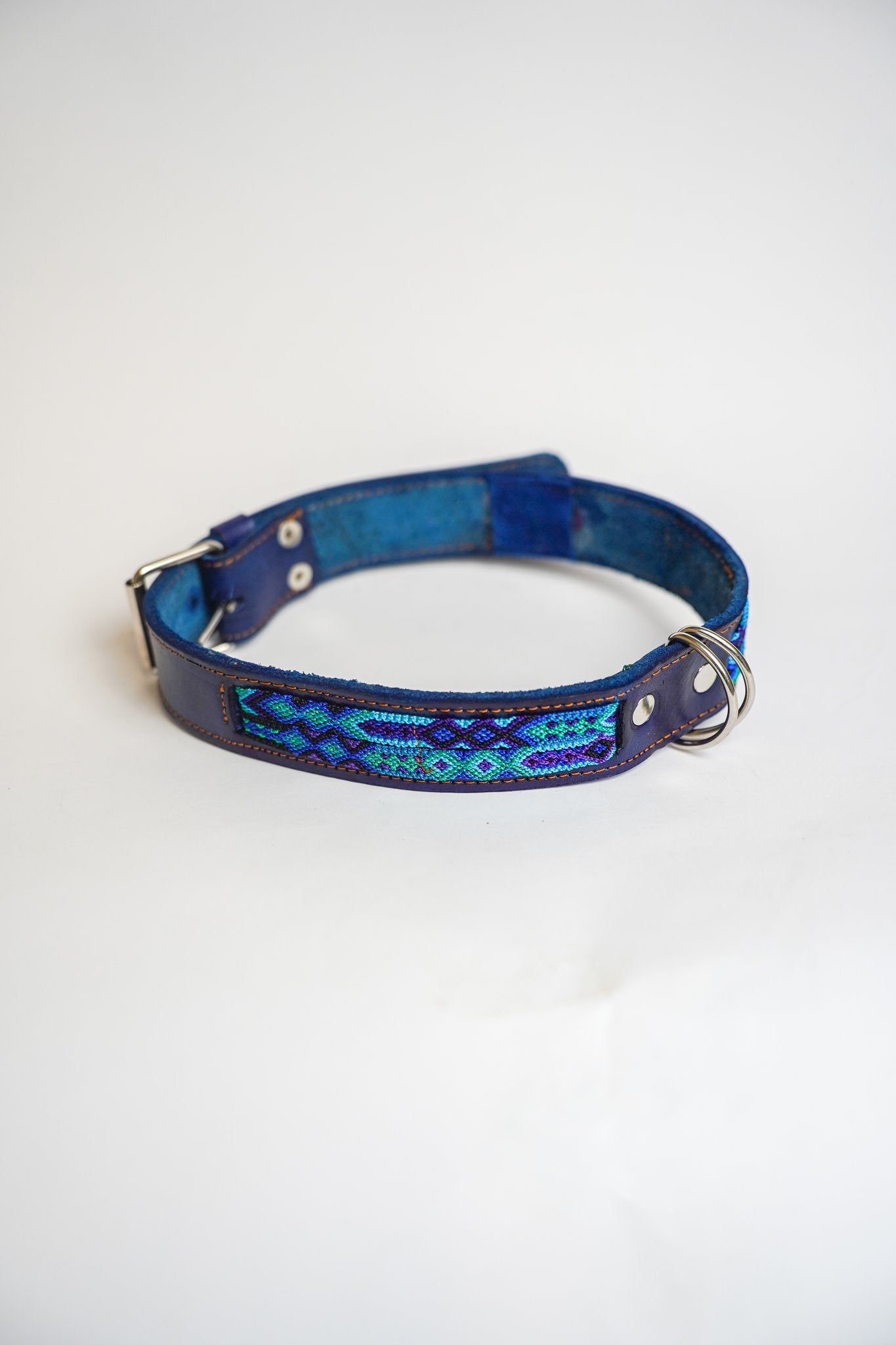Allègresse - Collare Cane Maxi - 70cm – collare per cani in pelle artigianale messicana fatto a mano