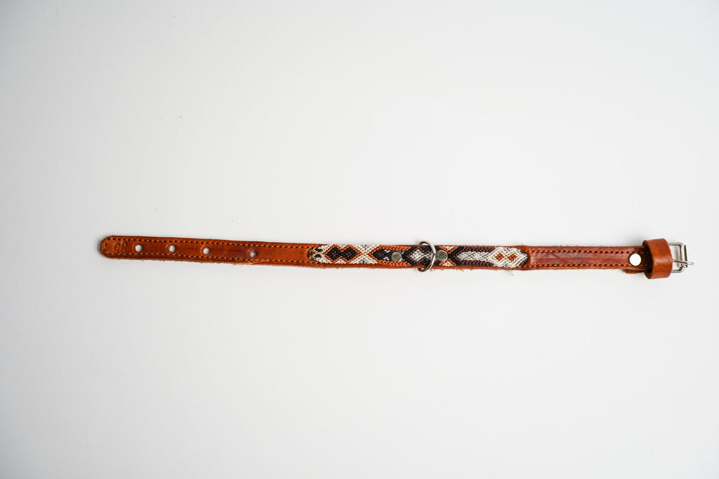 Allegance - Collare Cane Mini - 35cm – collare per cani in pelle artigianale messicana fatto a mano