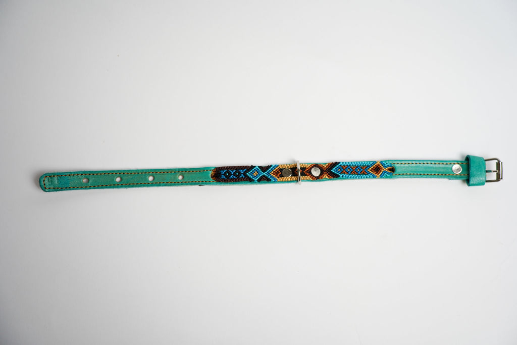 Allegance - Collare Cane Mini - 35cm – collare per cani in pelle artigianale messicana fatto a mano
