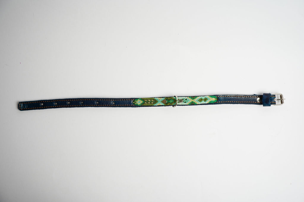 Allegance - Collare Cane Mini - 40cm – collare per cani in pelle artigianale messicana fatto a mano